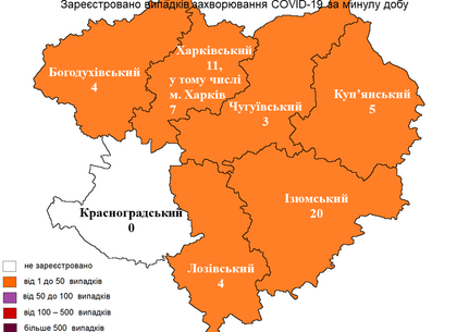 Скільки нових випадків COVID-19 виявили у Харкові на 12 листопада