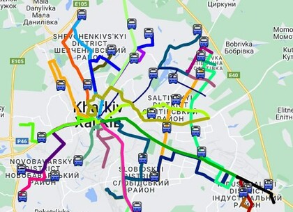 Блекаут у Харкові: вводяться тимчасові автобусні маршрути