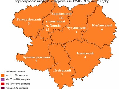 Скільки нових випадків COVID-19 виявили у Харкові на 3 грудня