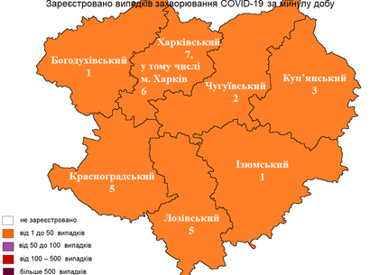 Скільки нових випадків COVID-19 виявили у Харкові на 15 грудня