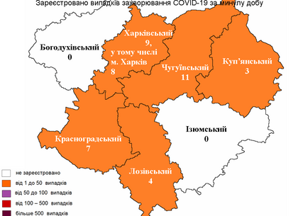 Скільки нових випадків COVID-19 виявили у Харкові на 24 грудня