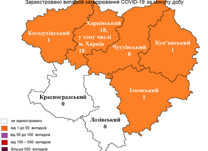 Скільки нових випадків COVID-19 виявили у Харкові на 30 грудня