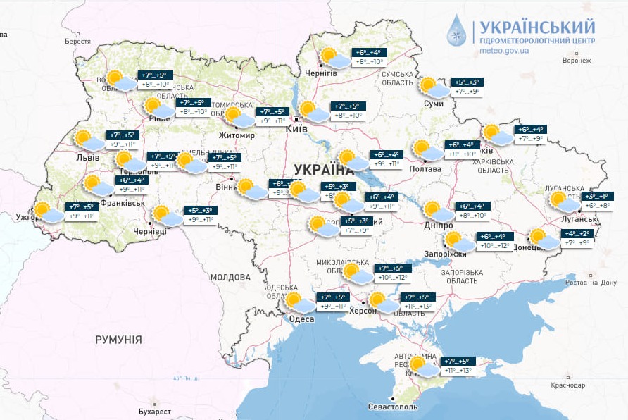 погода в Україні 