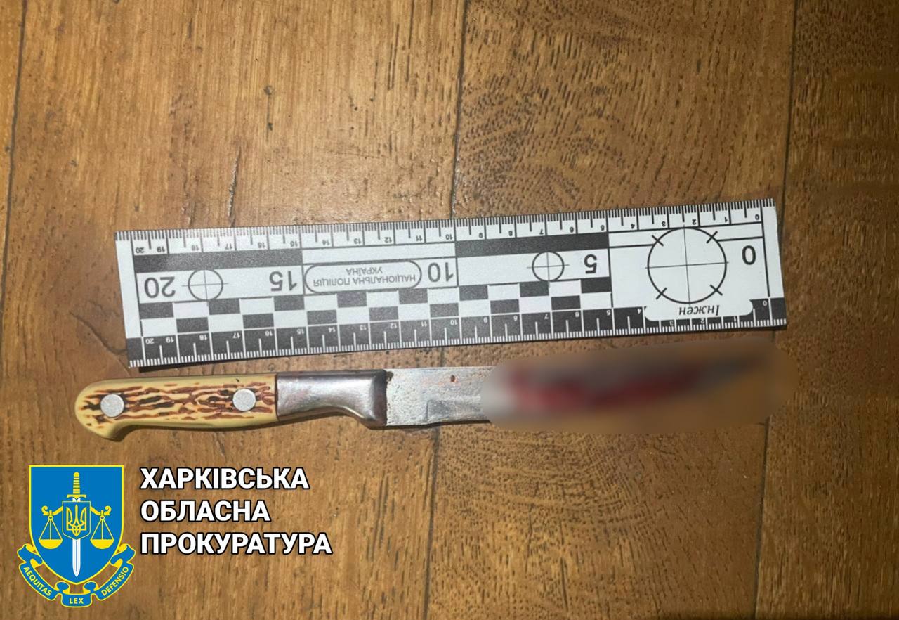 Вдарив ножем товариша чоловік під час сварки на Чугуївщині. Новини Харкова