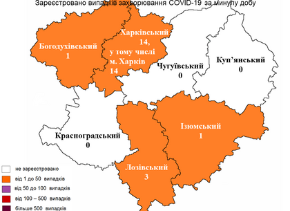 Скільки нових випадків COVID-19 виявили у Харкові на 12 січня