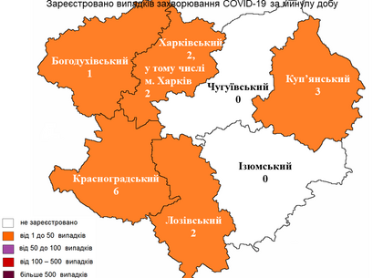 Скільки нових випадків COVID-19 виявили у Харкові на 13 січня