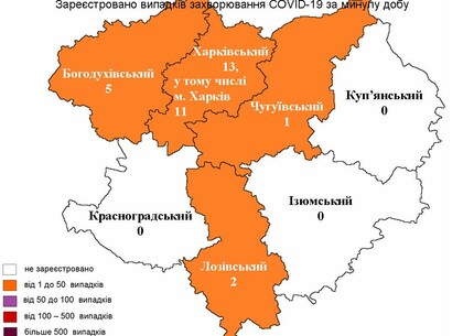 Скільки нових випадків COVID-19 виявили у Харкові на 14 січня