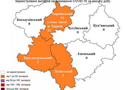 Скільки нових випадків COVID-19 виявили у Харкові на 18 січня