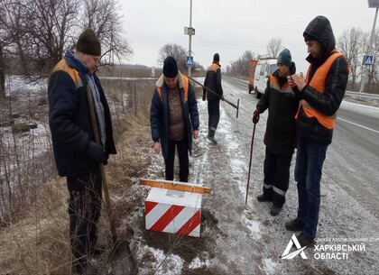 На Харківщині встановили нові попереджувальні знаки