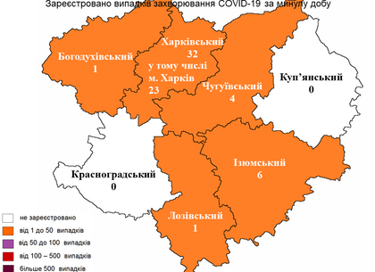 COVID-19 у Харкові: Оновлені дані про нові випадки на 10 квітня