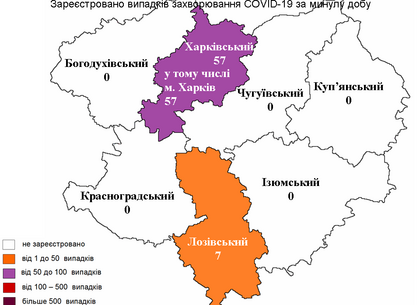 Скільки нових випадків COVID-19 виявили у Харкові на 16 квітня