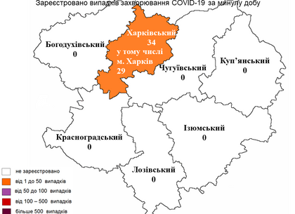 COVID-19 у Харкові: Оновлені дані про нові випадки на 17 квітня