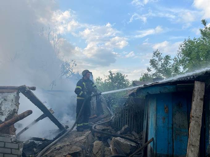 фото наслідків обстрілів Куп'янського району