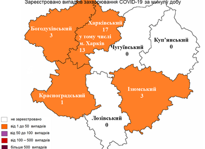 Скільки нових випадків COVID-19 виявили у Харкові на 6 червня