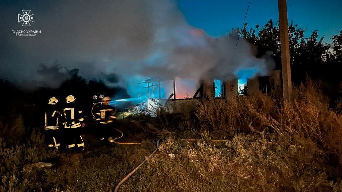 пожежа у смт Борова