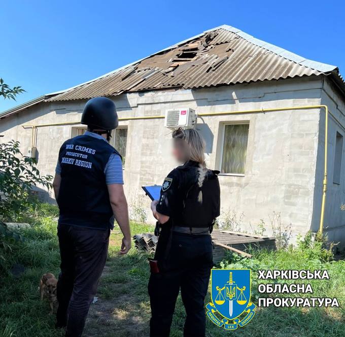 У Харківській області внаслідок обстрілу села с. Нова Гнилиця  поранено мирного жителя