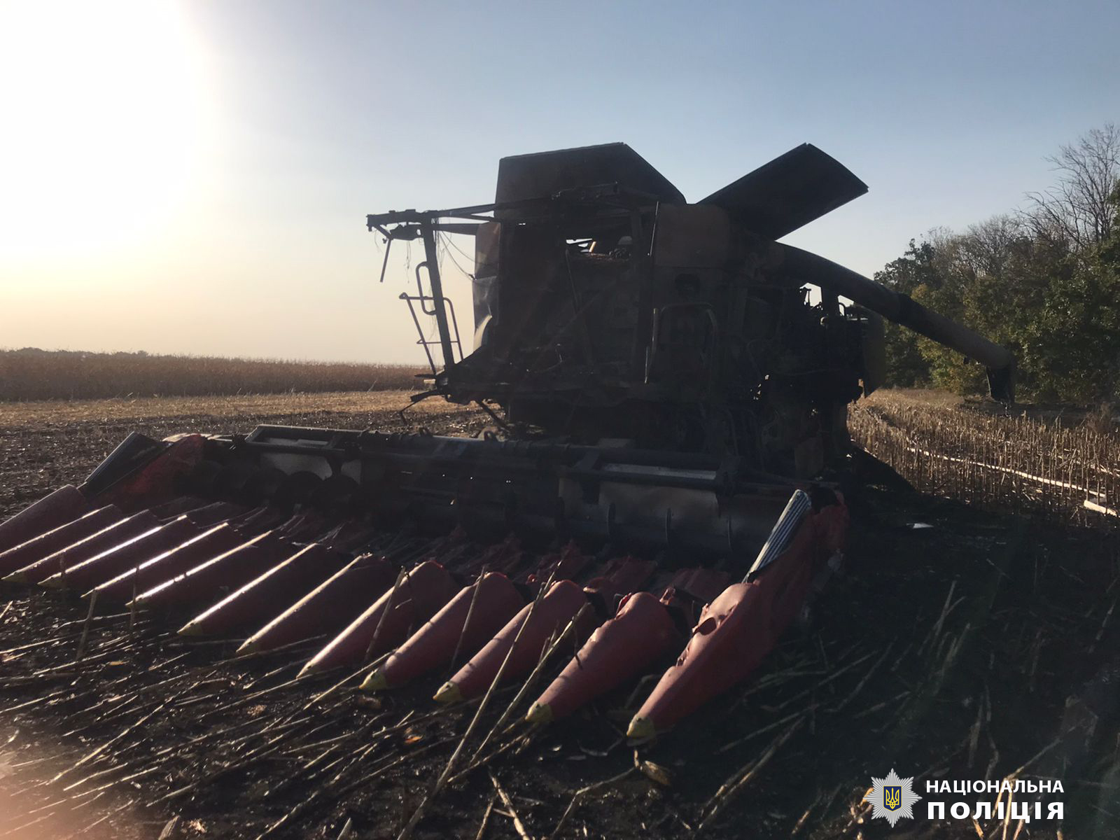 Новини Харкова: поліція розслідує підрив комбайну на вибуховому пристрої