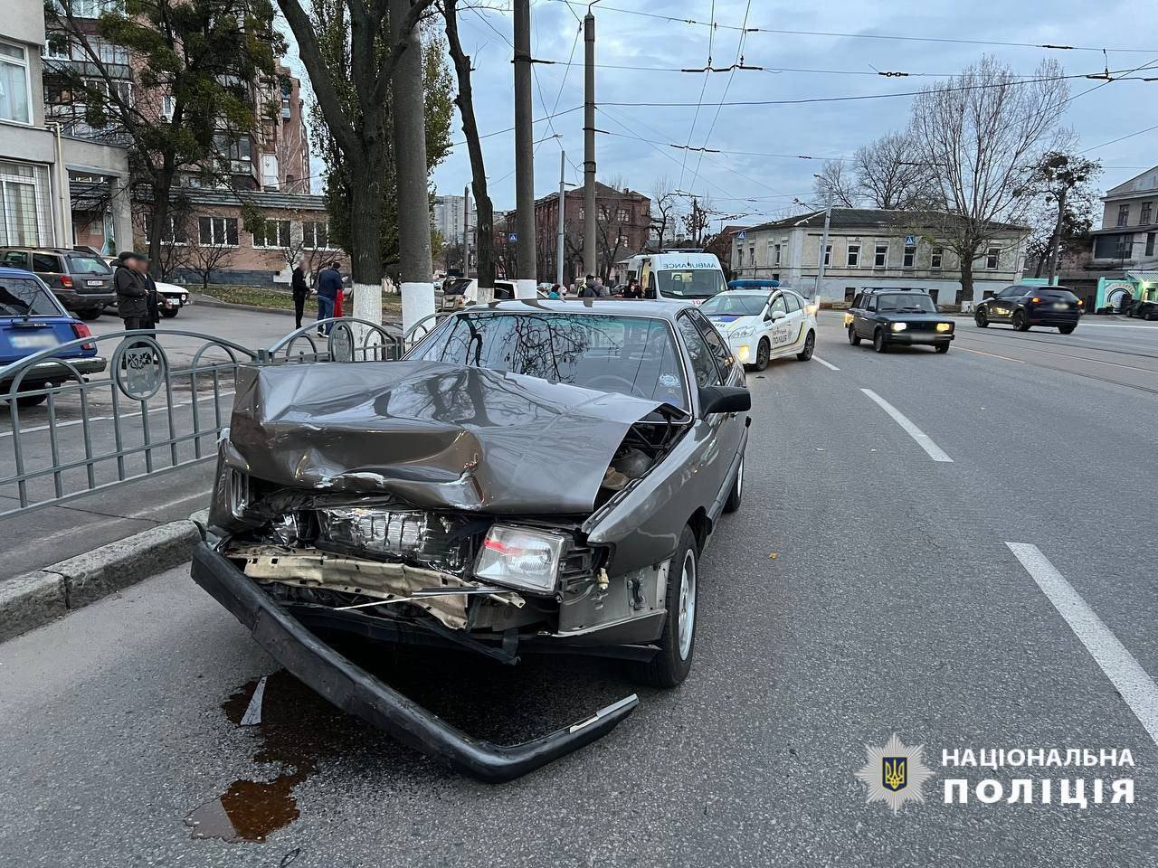 ДТП Харків: Постраждала дитина під час аварії Hyndai Getz і Audi 100 на вулиці Конєва