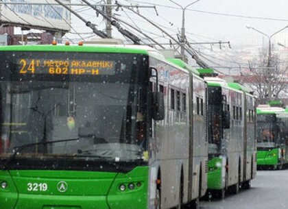 У Харкові замість тролейбуса №24 тимчасово курсуватиме автобус