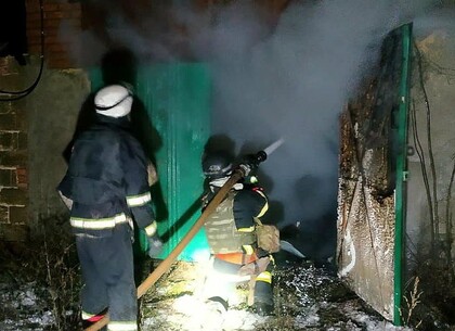 Рятувальники Харківщини гасили пожежі, що сталися внаслідок ворожих обстрілів