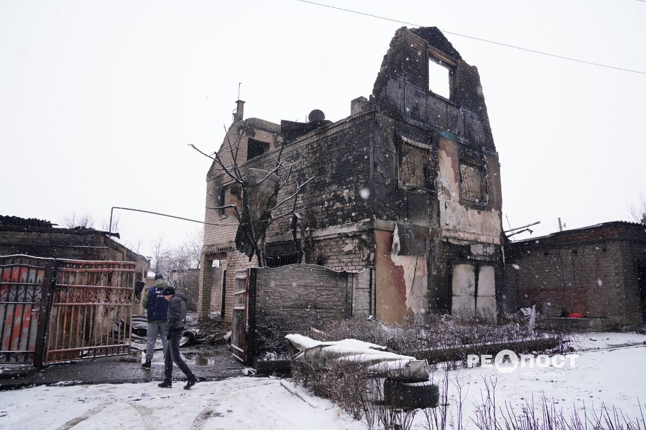 наслідки ударів російських безпілотників по Немишлянському району Харкова