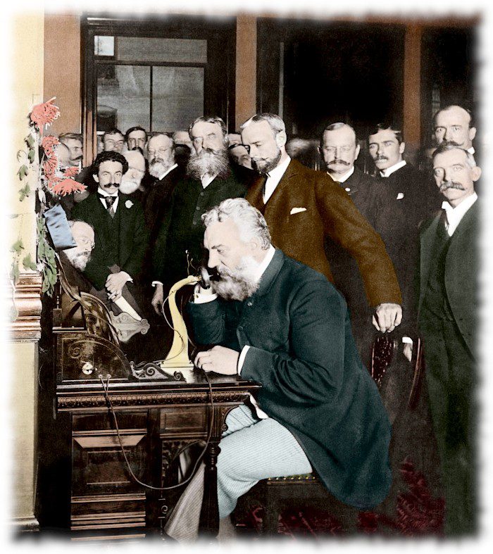 Олександр Белл та перший телефон