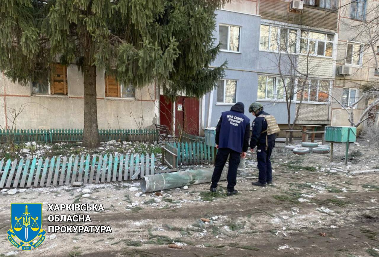 Показали, як виглядає селище Харківщини після обстрілу правоохоронці