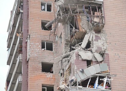 Що залишили по собі ворожі безпілотники після атаки на Харків (фото)