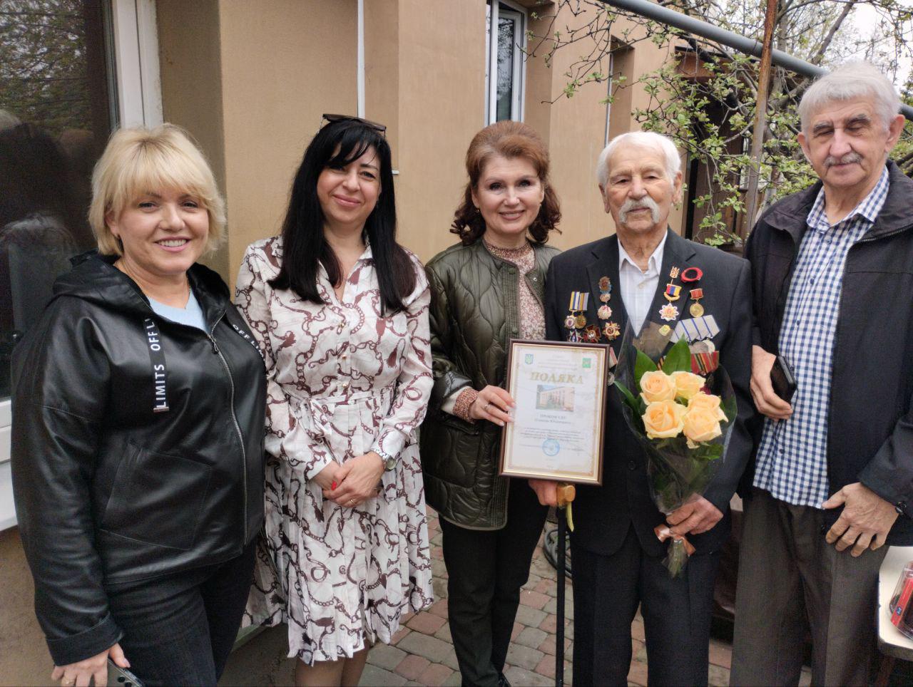 Святкує 99-й день народження мешканець Харкова, ветеран Другої світової війни Олексій Прокоф’єв