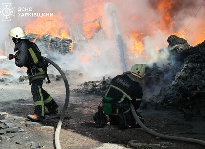 На Харківщині рятувальники ліквідували шість пожеж, які спричинили окупанти
