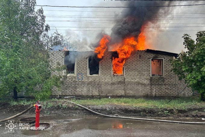 У Харкові згорів приватний будинок