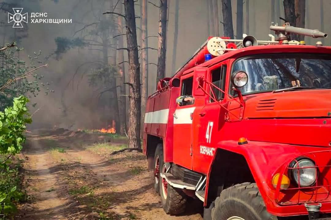 Новини харкова: біля Березників горить ліс