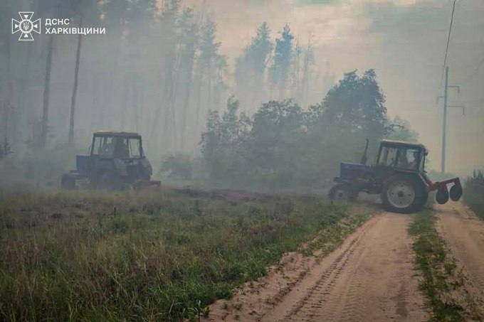 Новини Харкова: біля Березників горить ліс