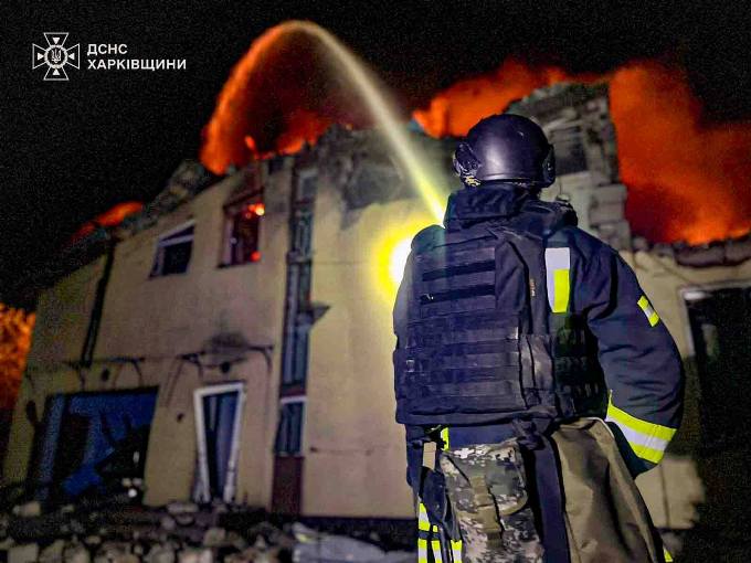 Пожежі та руйнування на Харківщині після атаки дронів 1 червня