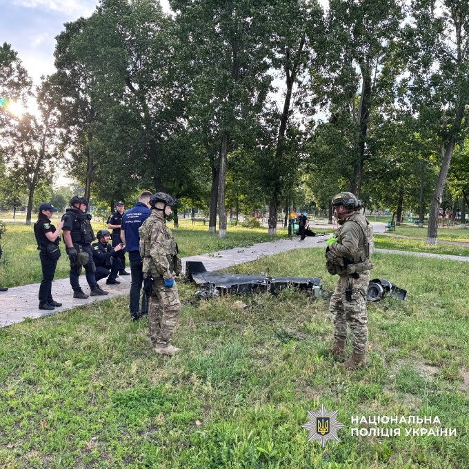 У Харкові знешкодили російський дрон, що не здетонував