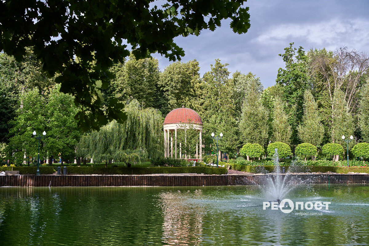 Харків, центральний парк, озеро