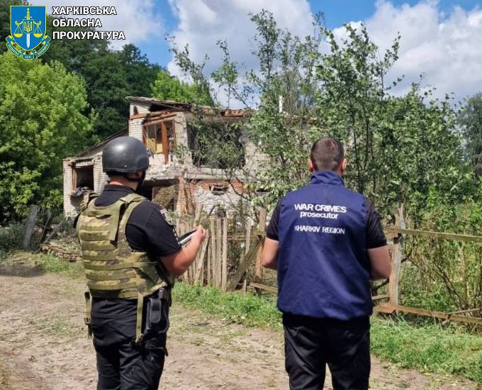 наслідок атаки дронів на Ізюм