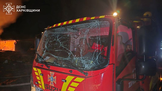 У Харкові зафіксовано повторну атаку дронами по рятувальниках
