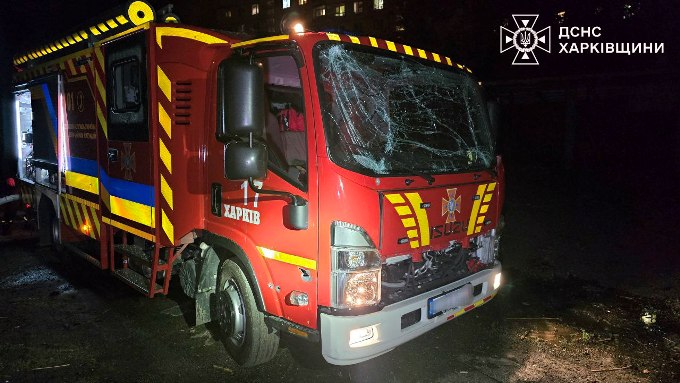 У Харкові зафіксовано повторну атаку дронами по рятувальниках