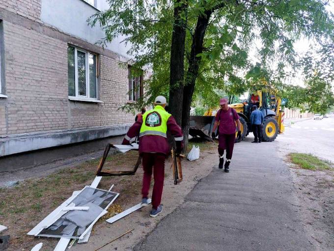 наслідки обстрілу харкова