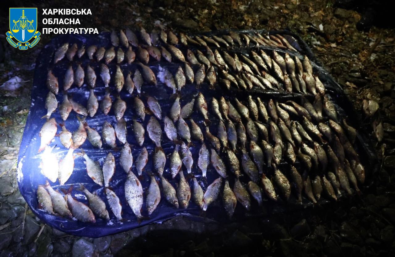 Чоловіка з Харківщини судитимуть за вилов риби на 750 тисяч гривень