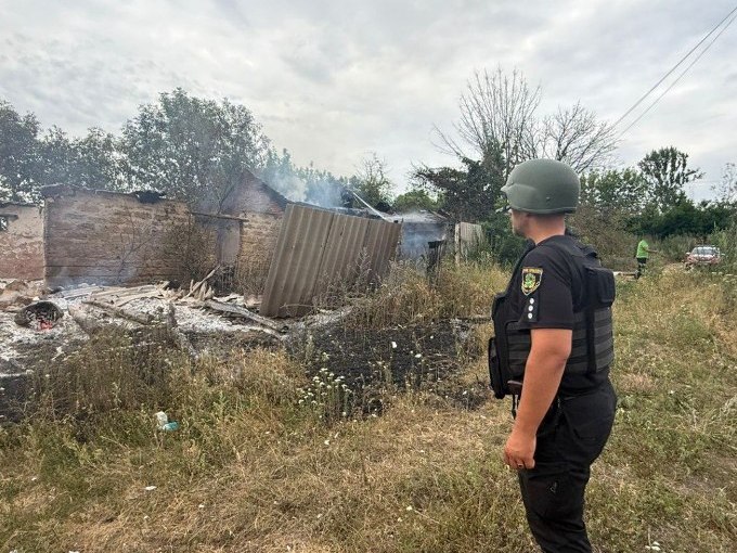 наслідки обстрілу харківської області