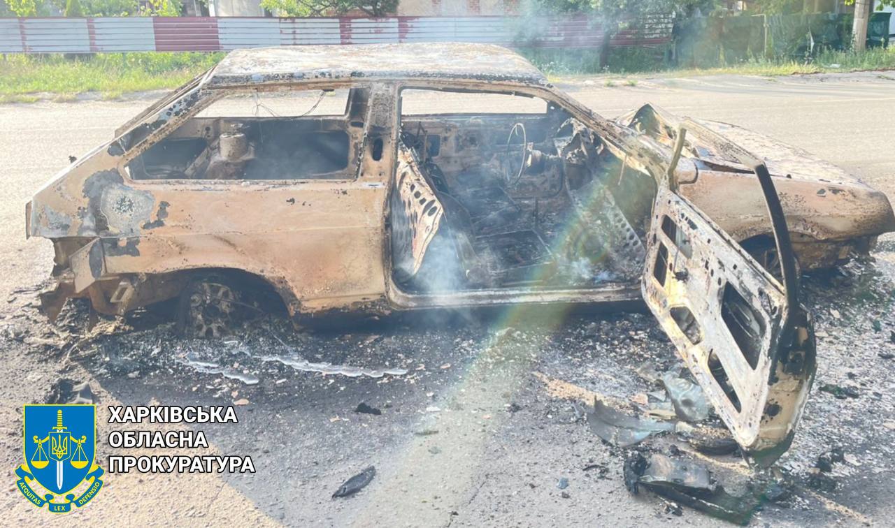 Атакували цивільне авто дроном росіяни: Новини Харкова