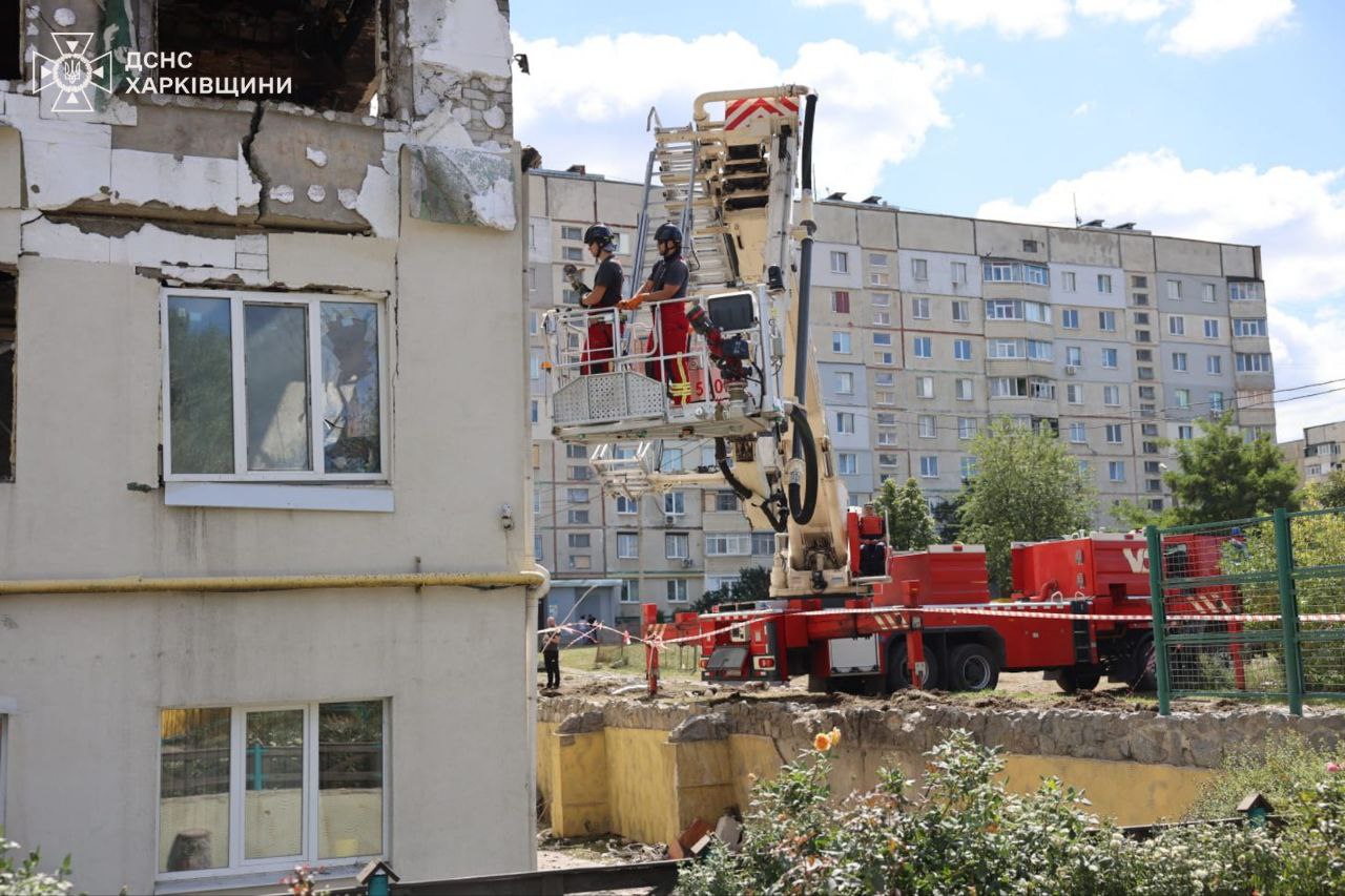 Завершені аварійно-рятувальні роботи у 5-поверховому житловому будинку: Новини Харкова