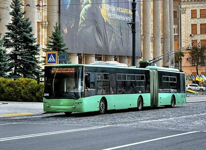 Як курсуватиме тролейбус по головній вулиці Харкова у День міста та День Незалежності