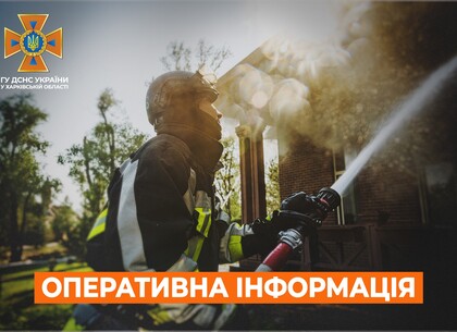 Про пожежі на Харківщині повідомили рятувальники