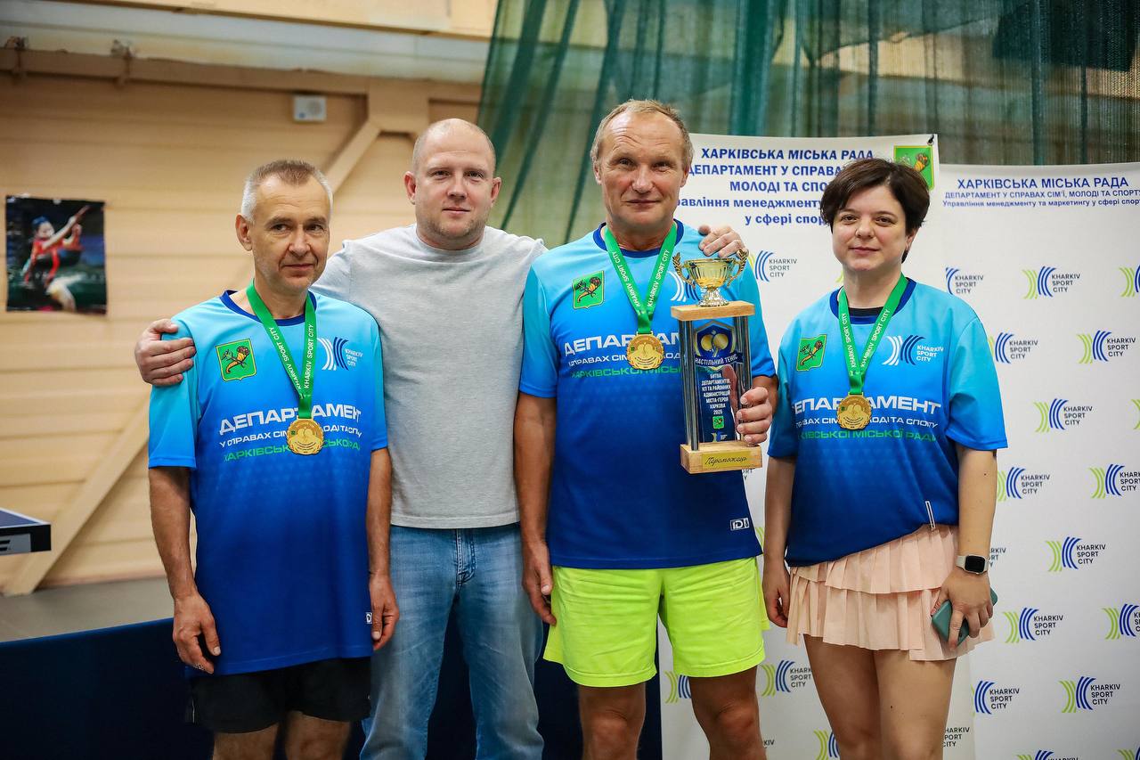 Стали відомі переможці тенісного турніру традиційних змагань  «Битва Департаментів»: Новини Харкова
