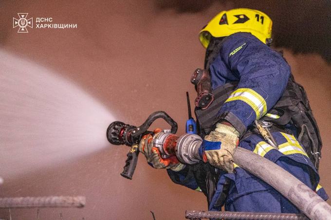 У Харкові за ніч – 25 ударів дронами по Немишлянському району