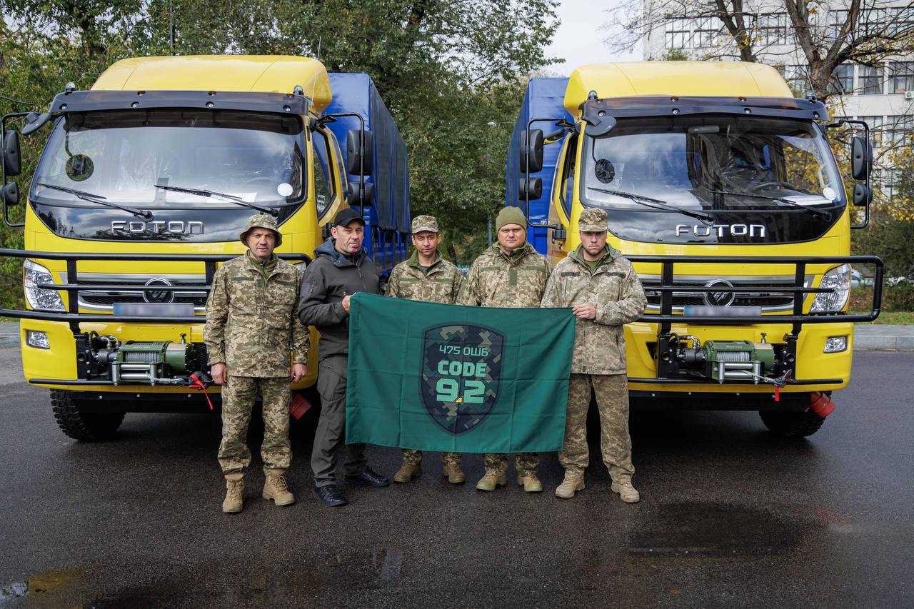 Отримали вантажівки Foton військові 92-ї ОШБр на Харківщині: Новини Харкова
