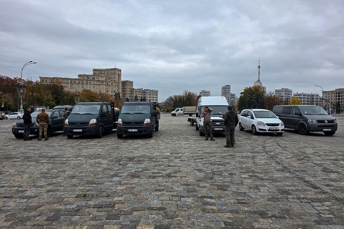 Харківській бригаді «Скіф» передали два автомобілі для виконання бойових завдань